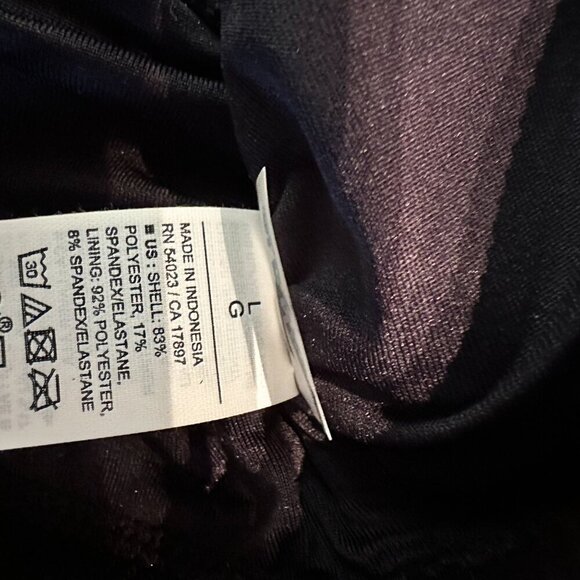 Old Navy Black Textured-Rib Cutout Tie-Front Bikini Swim Top NWOT - Picture 7 of 7